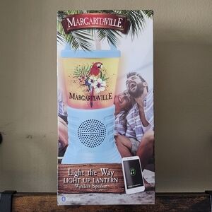 New Margaritaville Light The Way Lantern Wireless Speaker 3 Multicolored LED